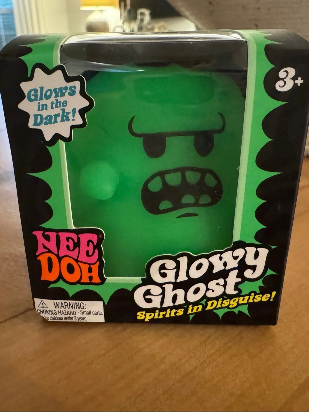 Needoh Green Glowy Ghost Brand New